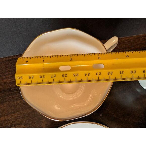 Royale Garden Fruit Medley Bone China Tea Cups & Saucers Set Of 2 Staffordshire - Picture 6 of 10